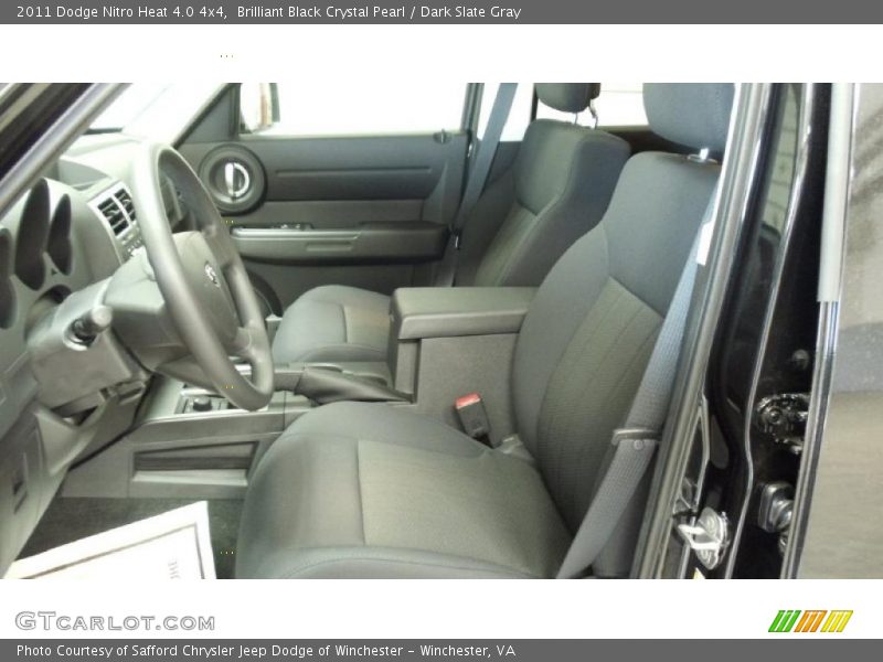 Brilliant Black Crystal Pearl / Dark Slate Gray 2011 Dodge Nitro Heat 4.0 4x4