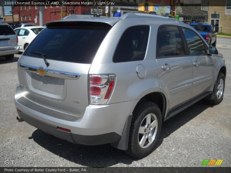 Silverstone Metallic / Light Gray 2008 Chevrolet Equinox LT AWD