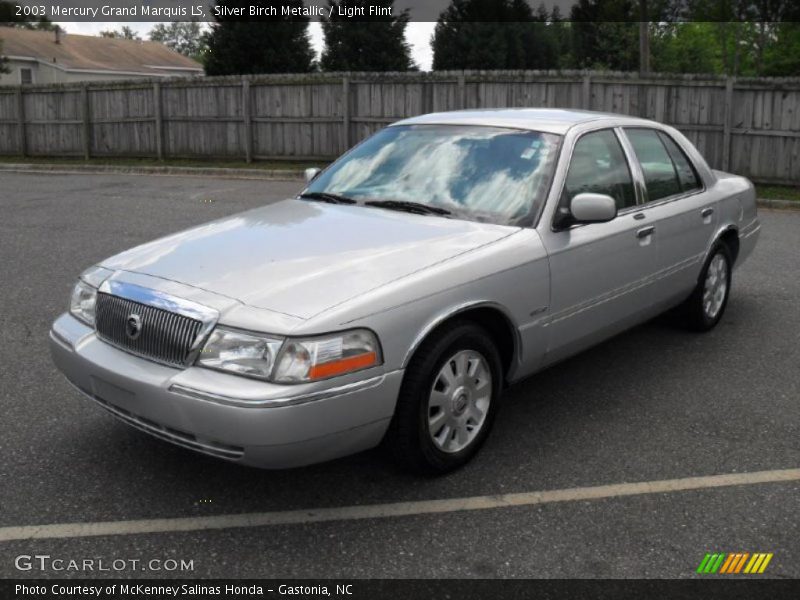 Silver Birch Metallic / Light Flint 2003 Mercury Grand Marquis LS