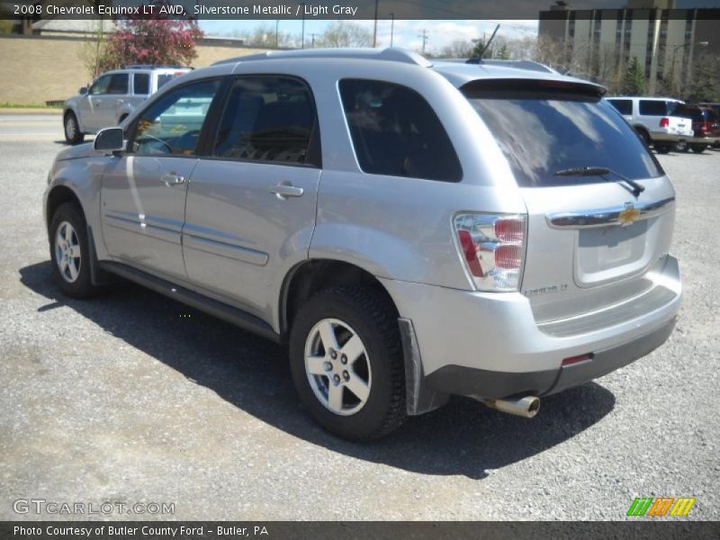 Silverstone Metallic / Light Gray 2008 Chevrolet Equinox LT AWD
