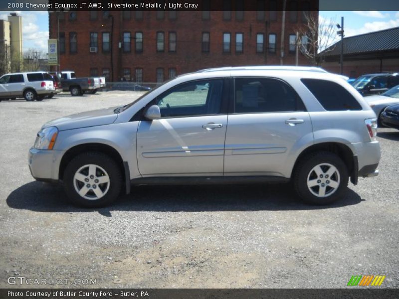 Silverstone Metallic / Light Gray 2008 Chevrolet Equinox LT AWD