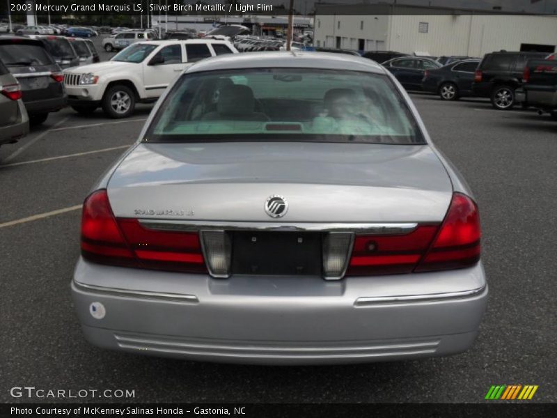 Silver Birch Metallic / Light Flint 2003 Mercury Grand Marquis LS