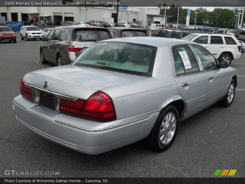 Silver Birch Metallic / Light Flint 2003 Mercury Grand Marquis LS