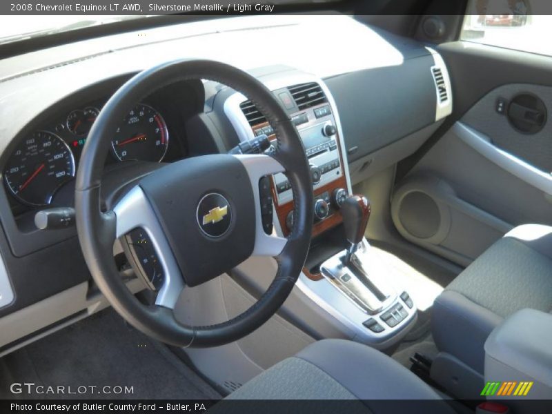Silverstone Metallic / Light Gray 2008 Chevrolet Equinox LT AWD