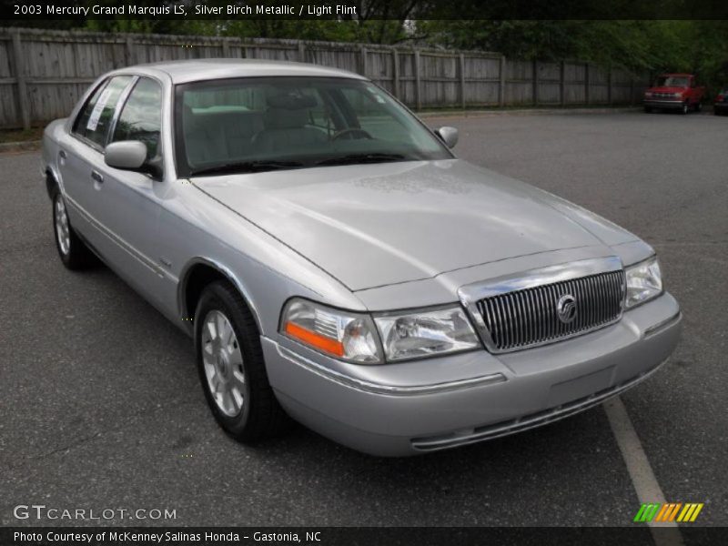 Silver Birch Metallic / Light Flint 2003 Mercury Grand Marquis LS