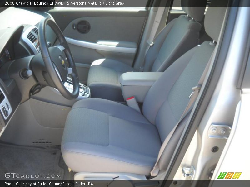 Silverstone Metallic / Light Gray 2008 Chevrolet Equinox LT AWD