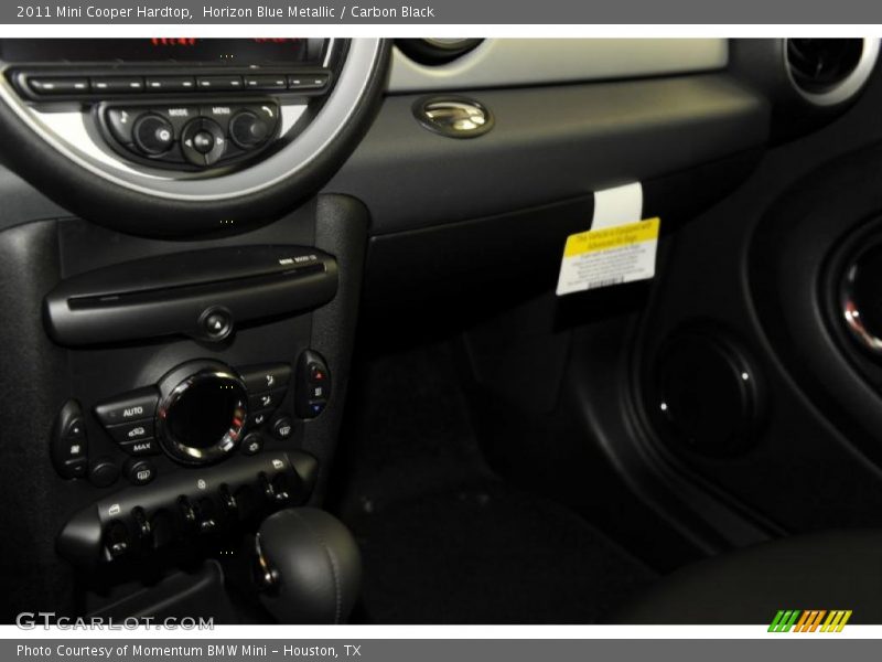 Horizon Blue Metallic / Carbon Black 2011 Mini Cooper Hardtop