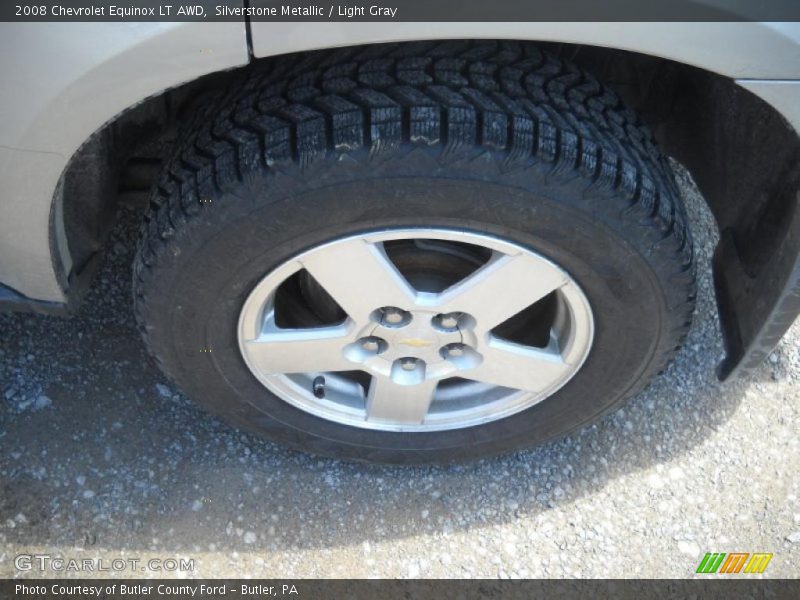 Silverstone Metallic / Light Gray 2008 Chevrolet Equinox LT AWD