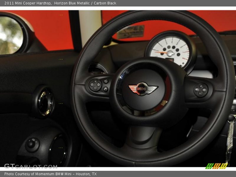 Horizon Blue Metallic / Carbon Black 2011 Mini Cooper Hardtop