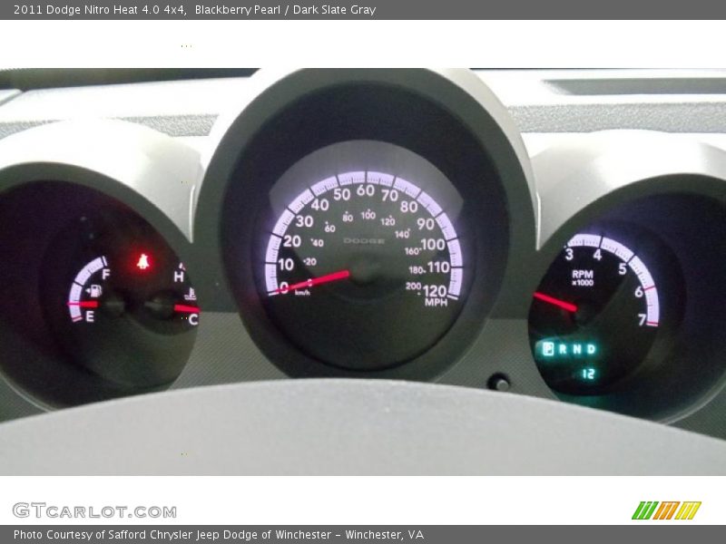 Blackberry Pearl / Dark Slate Gray 2011 Dodge Nitro Heat 4.0 4x4