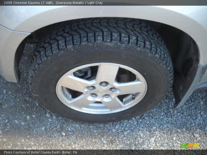 Silverstone Metallic / Light Gray 2008 Chevrolet Equinox LT AWD