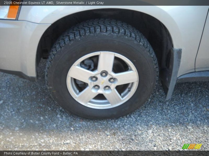 Silverstone Metallic / Light Gray 2008 Chevrolet Equinox LT AWD