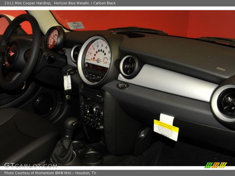 Horizon Blue Metallic / Carbon Black 2011 Mini Cooper Hardtop