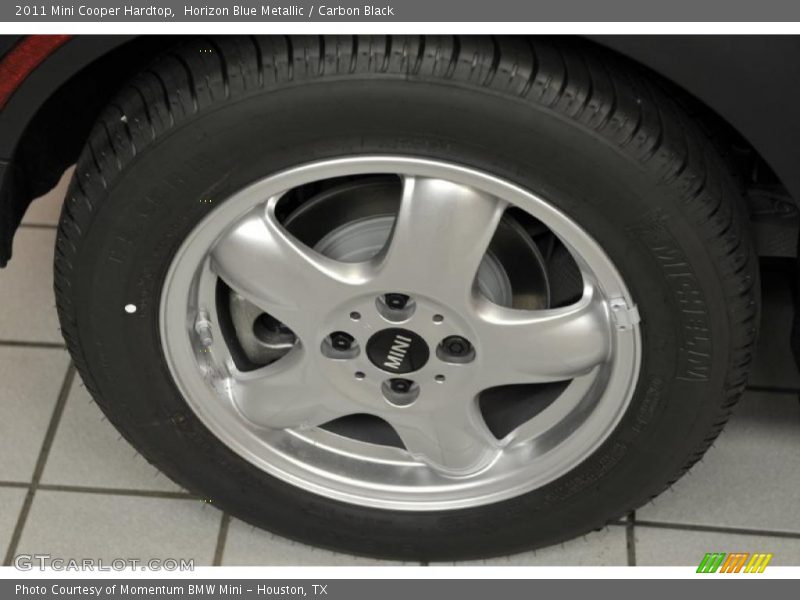 Horizon Blue Metallic / Carbon Black 2011 Mini Cooper Hardtop
