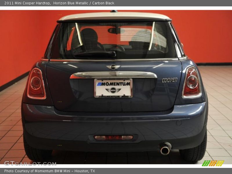 Horizon Blue Metallic / Carbon Black 2011 Mini Cooper Hardtop