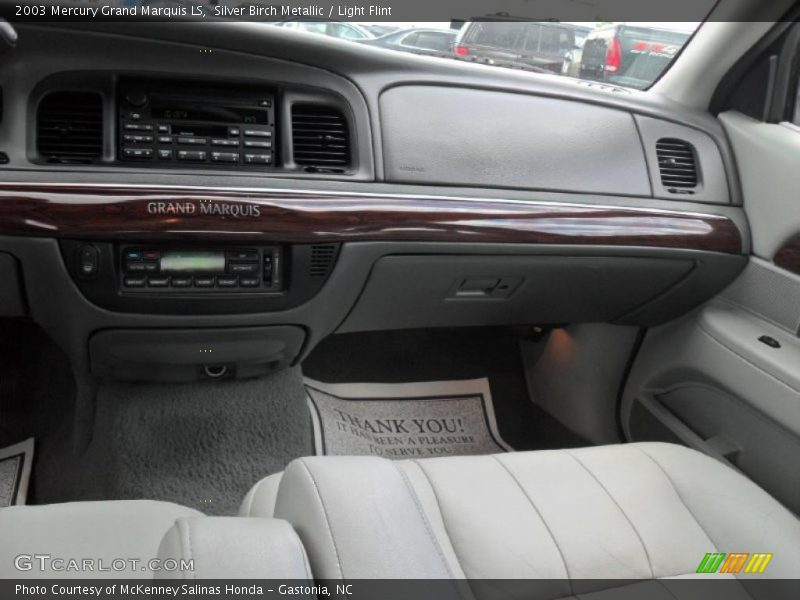 Silver Birch Metallic / Light Flint 2003 Mercury Grand Marquis LS