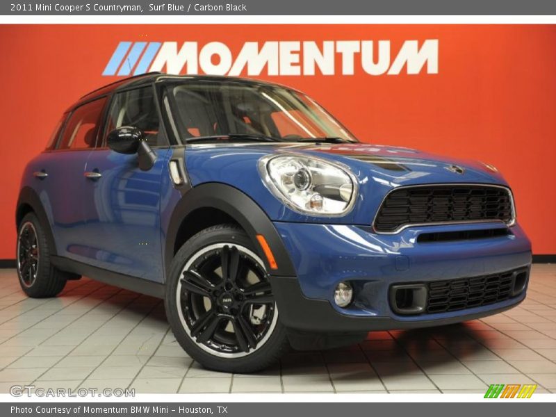 Surf Blue / Carbon Black 2011 Mini Cooper S Countryman