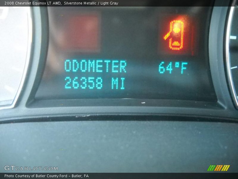 Silverstone Metallic / Light Gray 2008 Chevrolet Equinox LT AWD