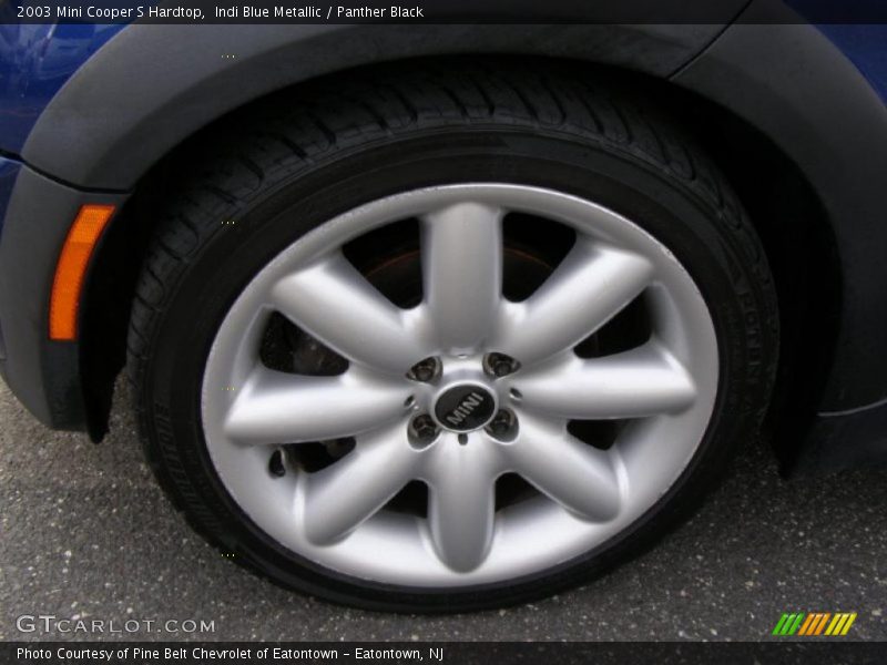 Indi Blue Metallic / Panther Black 2003 Mini Cooper S Hardtop