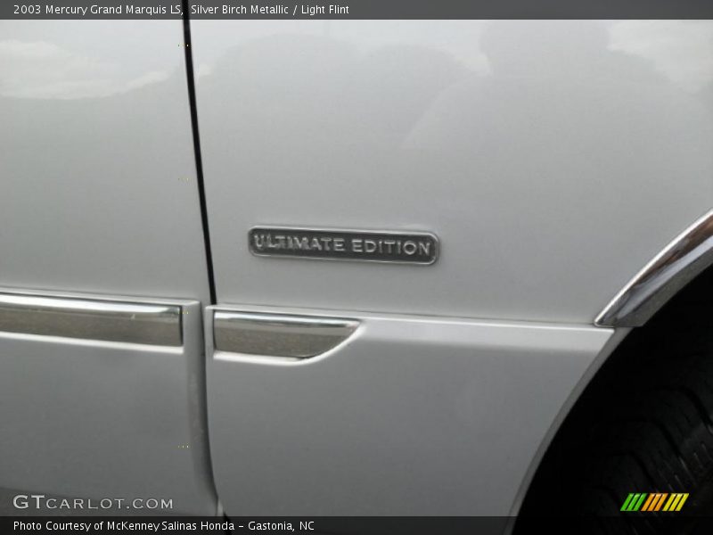 Silver Birch Metallic / Light Flint 2003 Mercury Grand Marquis LS