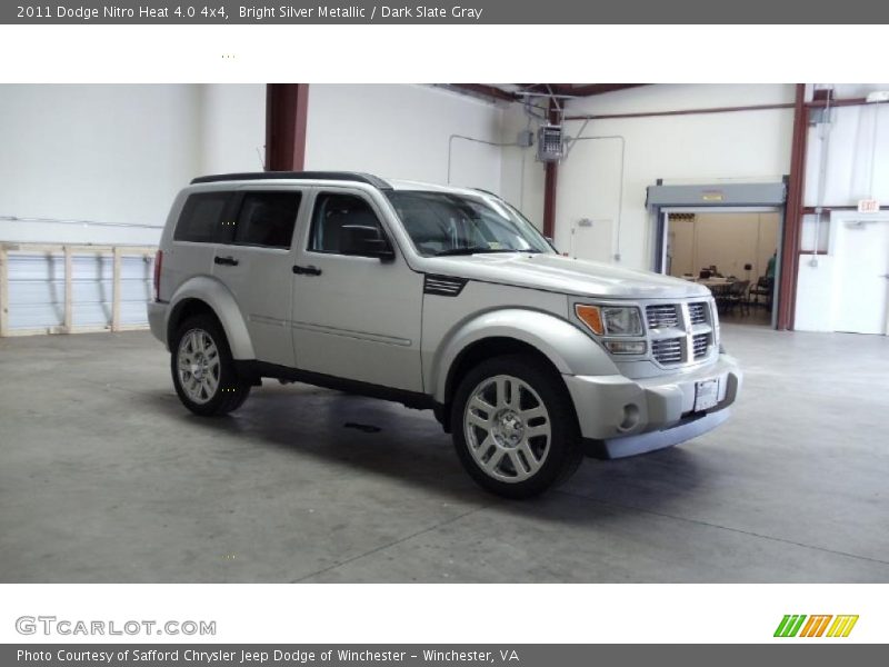 Bright Silver Metallic / Dark Slate Gray 2011 Dodge Nitro Heat 4.0 4x4