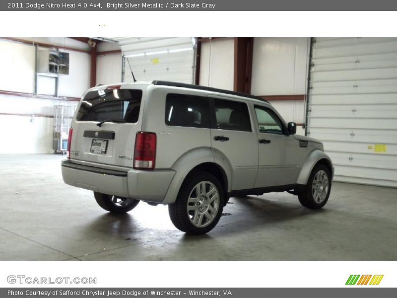 Bright Silver Metallic / Dark Slate Gray 2011 Dodge Nitro Heat 4.0 4x4