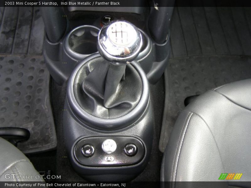 Indi Blue Metallic / Panther Black 2003 Mini Cooper S Hardtop