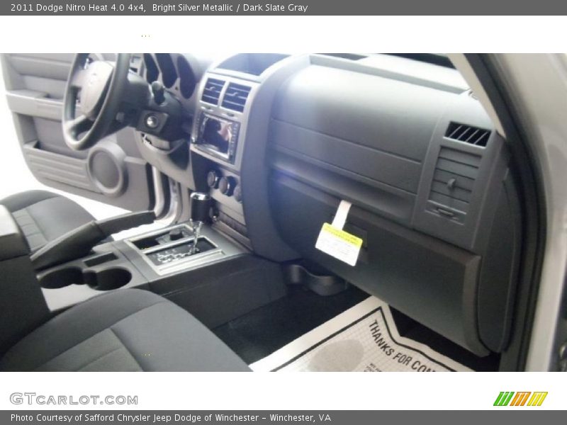 Bright Silver Metallic / Dark Slate Gray 2011 Dodge Nitro Heat 4.0 4x4