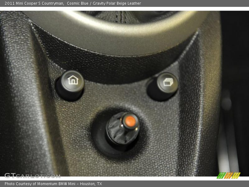 Cosmic Blue / Gravity Polar Beige Leather 2011 Mini Cooper S Countryman