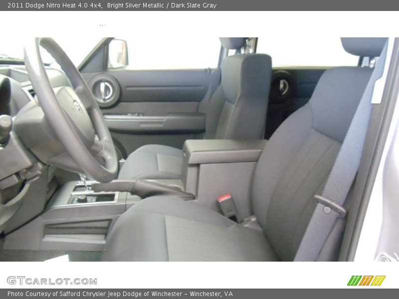 Bright Silver Metallic / Dark Slate Gray 2011 Dodge Nitro Heat 4.0 4x4