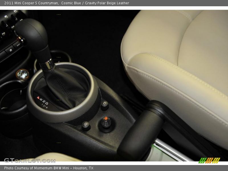 Cosmic Blue / Gravity Polar Beige Leather 2011 Mini Cooper S Countryman