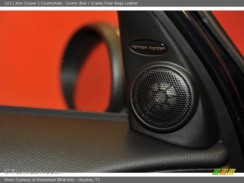 Cosmic Blue / Gravity Polar Beige Leather 2011 Mini Cooper S Countryman