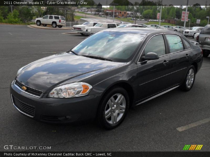 Cyber Gray Metallic / Gray 2011 Chevrolet Impala LT