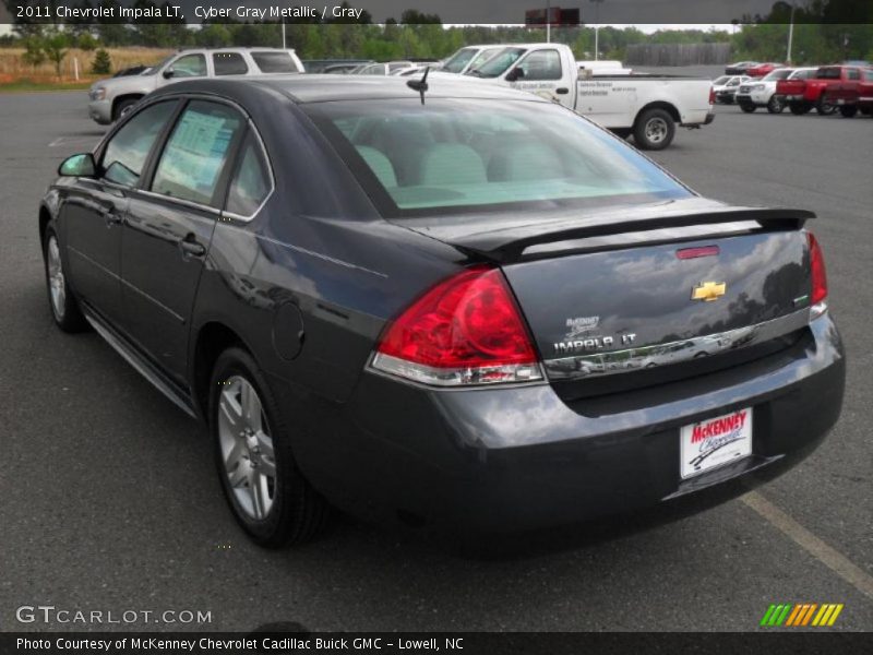 Cyber Gray Metallic / Gray 2011 Chevrolet Impala LT