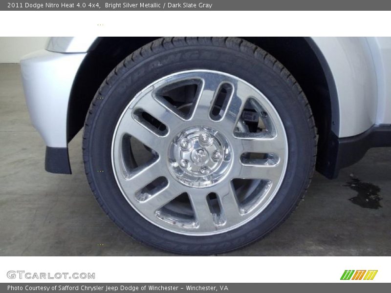 Bright Silver Metallic / Dark Slate Gray 2011 Dodge Nitro Heat 4.0 4x4