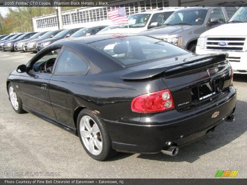 Phantom Black Metallic / Black 2005 Pontiac GTO Coupe