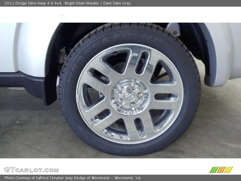 Bright Silver Metallic / Dark Slate Gray 2011 Dodge Nitro Heat 4.0 4x4