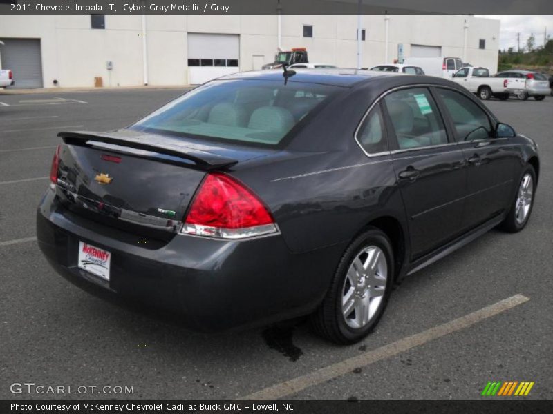 Cyber Gray Metallic / Gray 2011 Chevrolet Impala LT