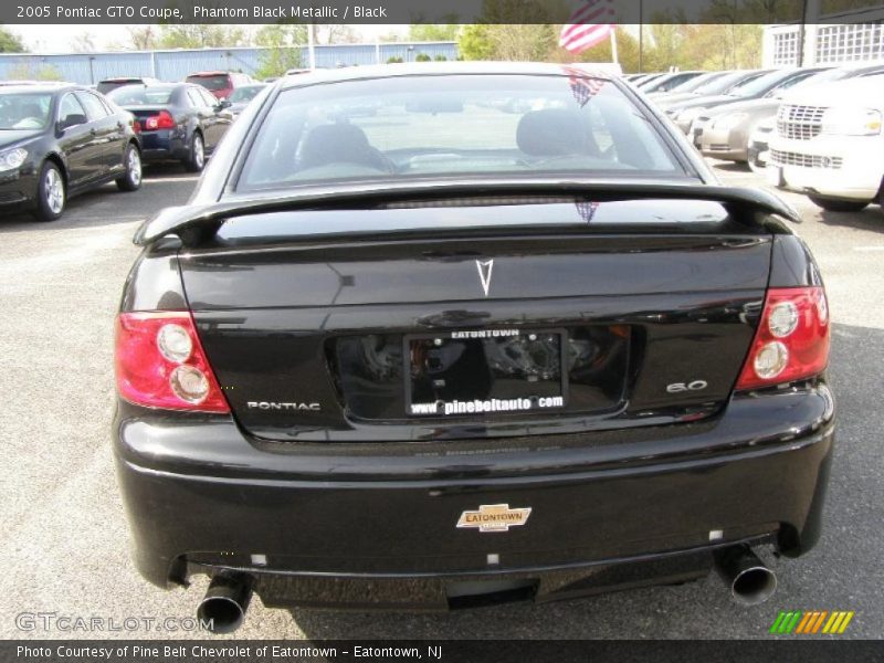 Phantom Black Metallic / Black 2005 Pontiac GTO Coupe
