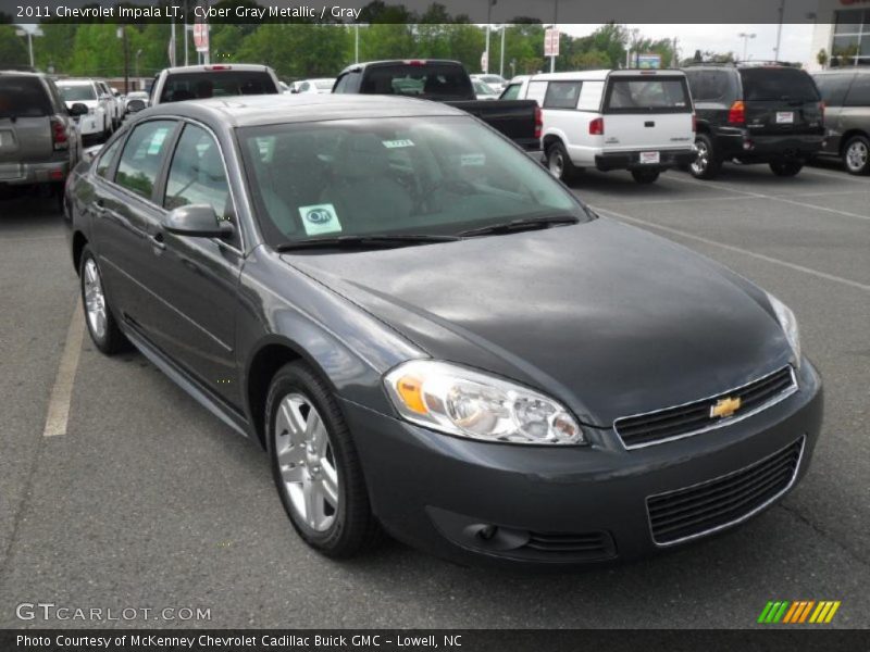 Cyber Gray Metallic / Gray 2011 Chevrolet Impala LT