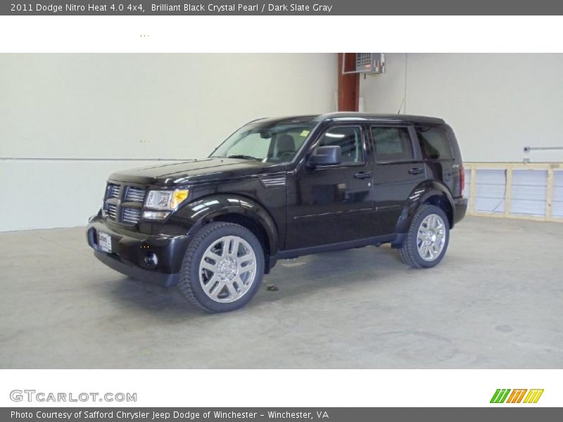 Brilliant Black Crystal Pearl / Dark Slate Gray 2011 Dodge Nitro Heat 4.0 4x4