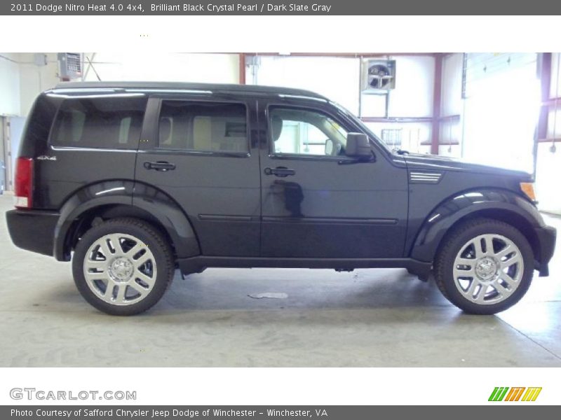 Brilliant Black Crystal Pearl / Dark Slate Gray 2011 Dodge Nitro Heat 4.0 4x4