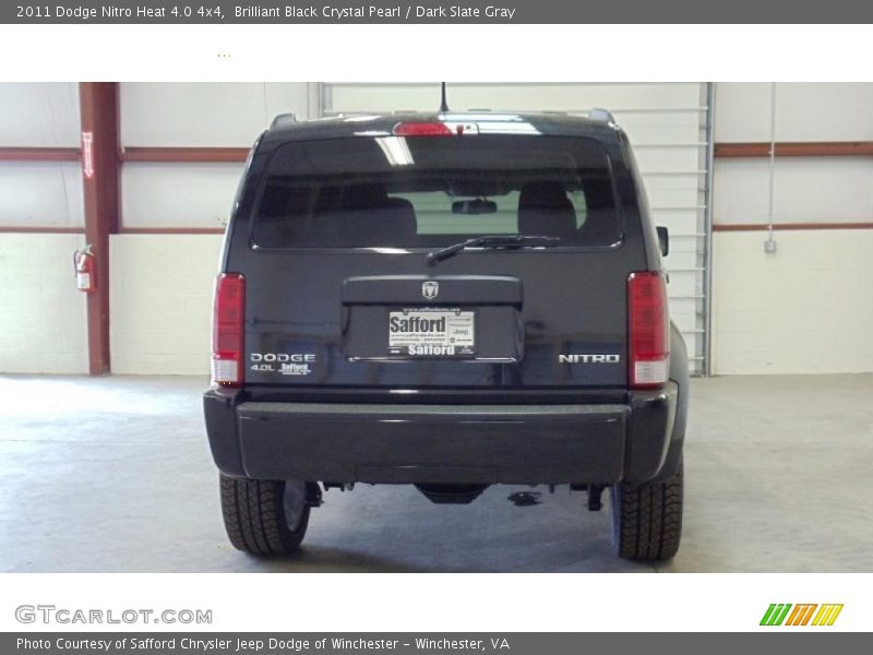 Brilliant Black Crystal Pearl / Dark Slate Gray 2011 Dodge Nitro Heat 4.0 4x4