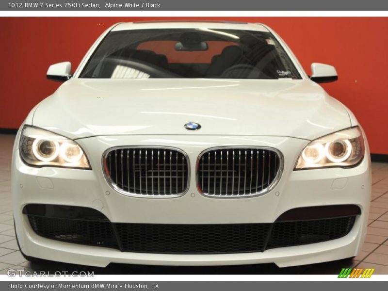 Alpine White / Black 2012 BMW 7 Series 750Li Sedan