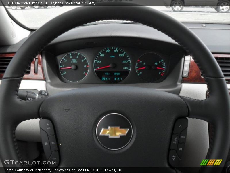 Cyber Gray Metallic / Gray 2011 Chevrolet Impala LT