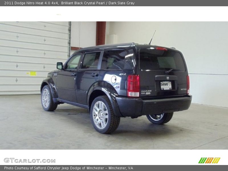 Brilliant Black Crystal Pearl / Dark Slate Gray 2011 Dodge Nitro Heat 4.0 4x4