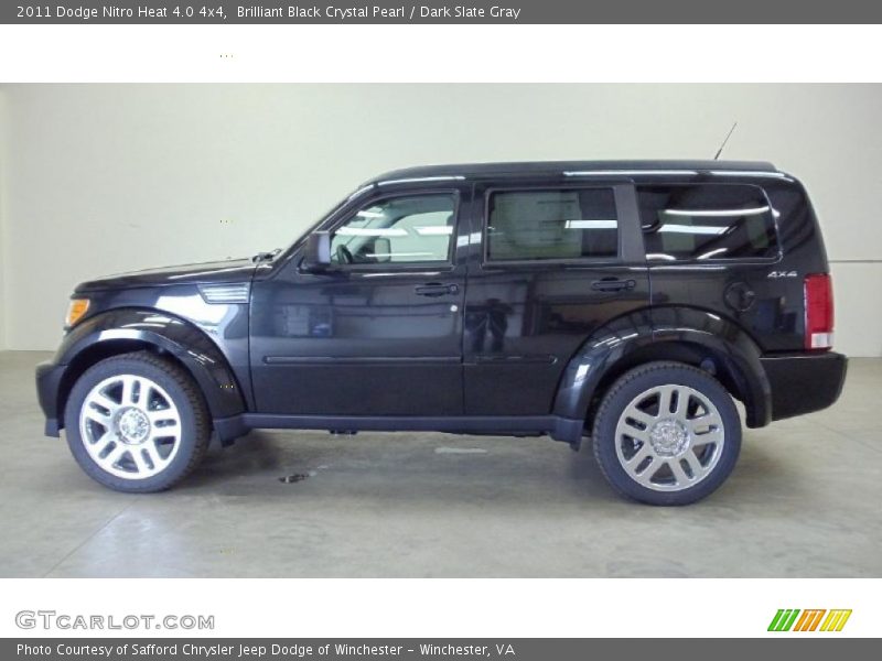 Brilliant Black Crystal Pearl / Dark Slate Gray 2011 Dodge Nitro Heat 4.0 4x4