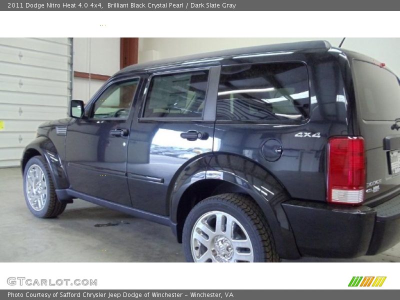 Brilliant Black Crystal Pearl / Dark Slate Gray 2011 Dodge Nitro Heat 4.0 4x4