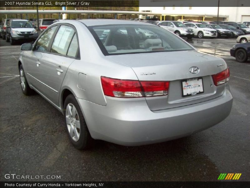 Bright Silver / Gray 2007 Hyundai Sonata GLS