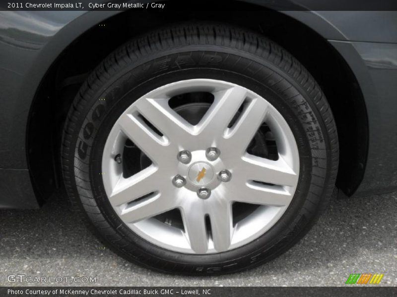 Cyber Gray Metallic / Gray 2011 Chevrolet Impala LT